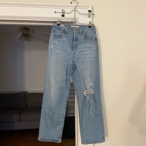 Levis ribcage straight